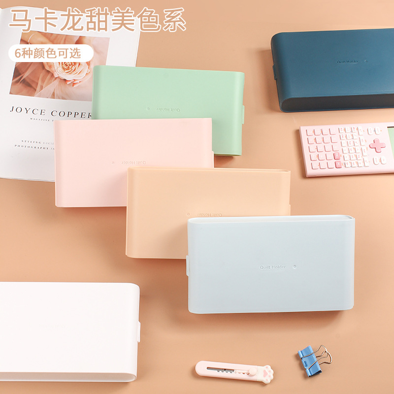 INS Frosted Pencil Case Simple for Students Large Capacity Storage Box Plastic Pencil-Box Student Stationery