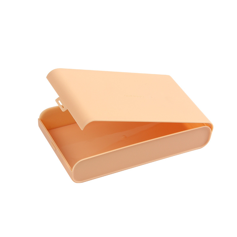 INS Frosted Pencil Case Simple for Students Large Capacity Storage Box Plastic Pencil-Box Student Stationery