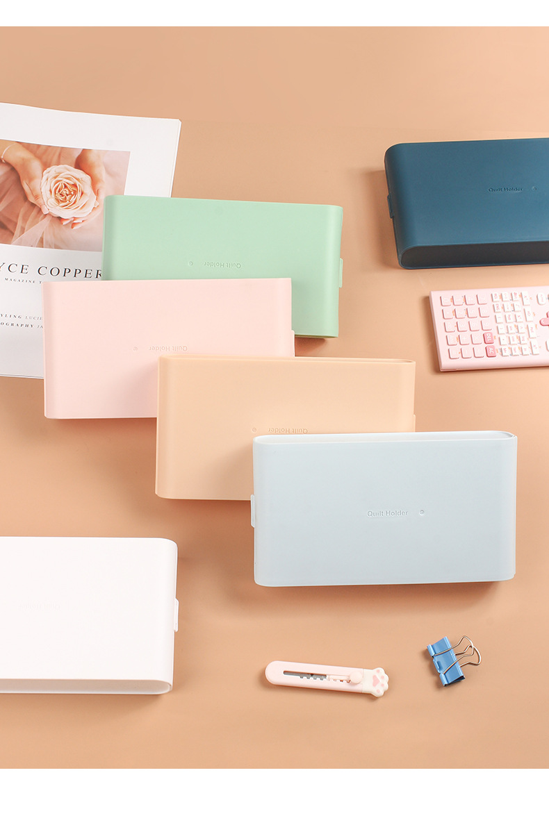 INS Frosted Pencil Case Simple for Students Large Capacity Storage Box Plastic Pencil-Box Student Stationery