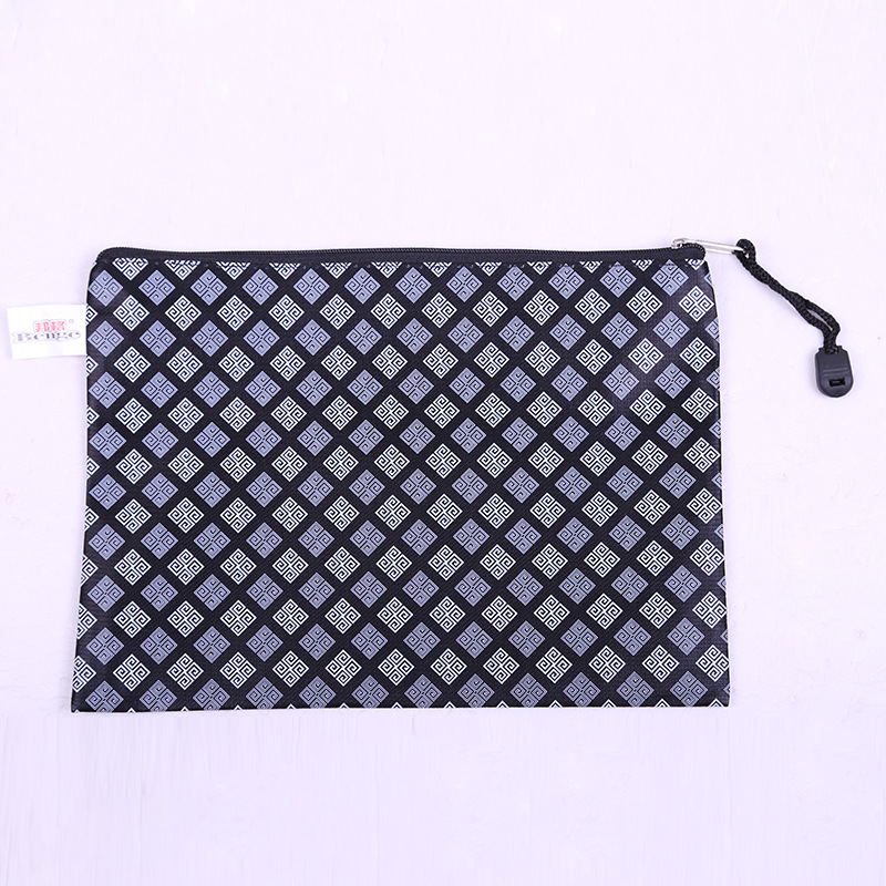 Creative zipper test paper bag transparent file bag A4 folder Korean stationery Creative zipper test paper bag transparent file bag A4 folder Korean stationery