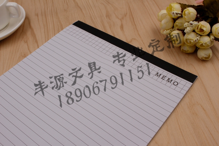 A4 Note Pad Folder Note Paper Scribbling Pad Factory Wholesale Customized Inner Medium Paper