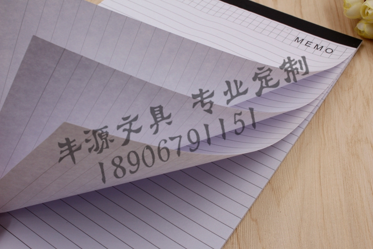 A4 Note Pad Folder Note Paper Scribbling Pad Factory Wholesale Customized Inner Medium Paper