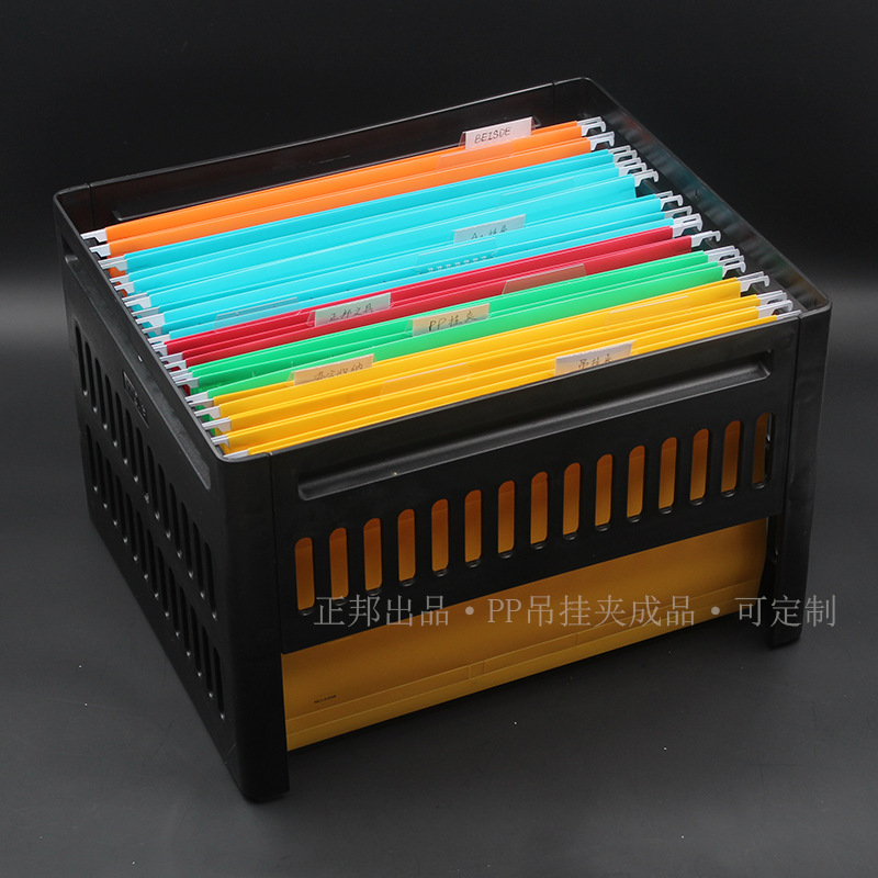 Pp Plastic Lever Arch File Hanging Laborers Hanging Clip Chest of Drawer Inner Hanging Folder