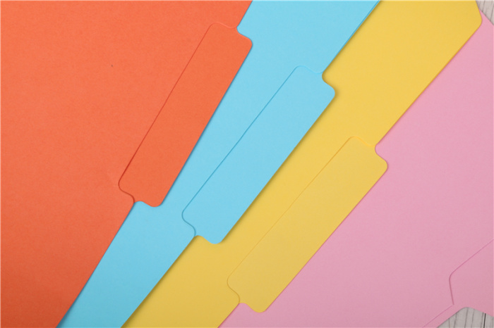 Paper folder color paper file cover mouth cover clip color folder Paper folder color paper file cover mouth cover clip color folder