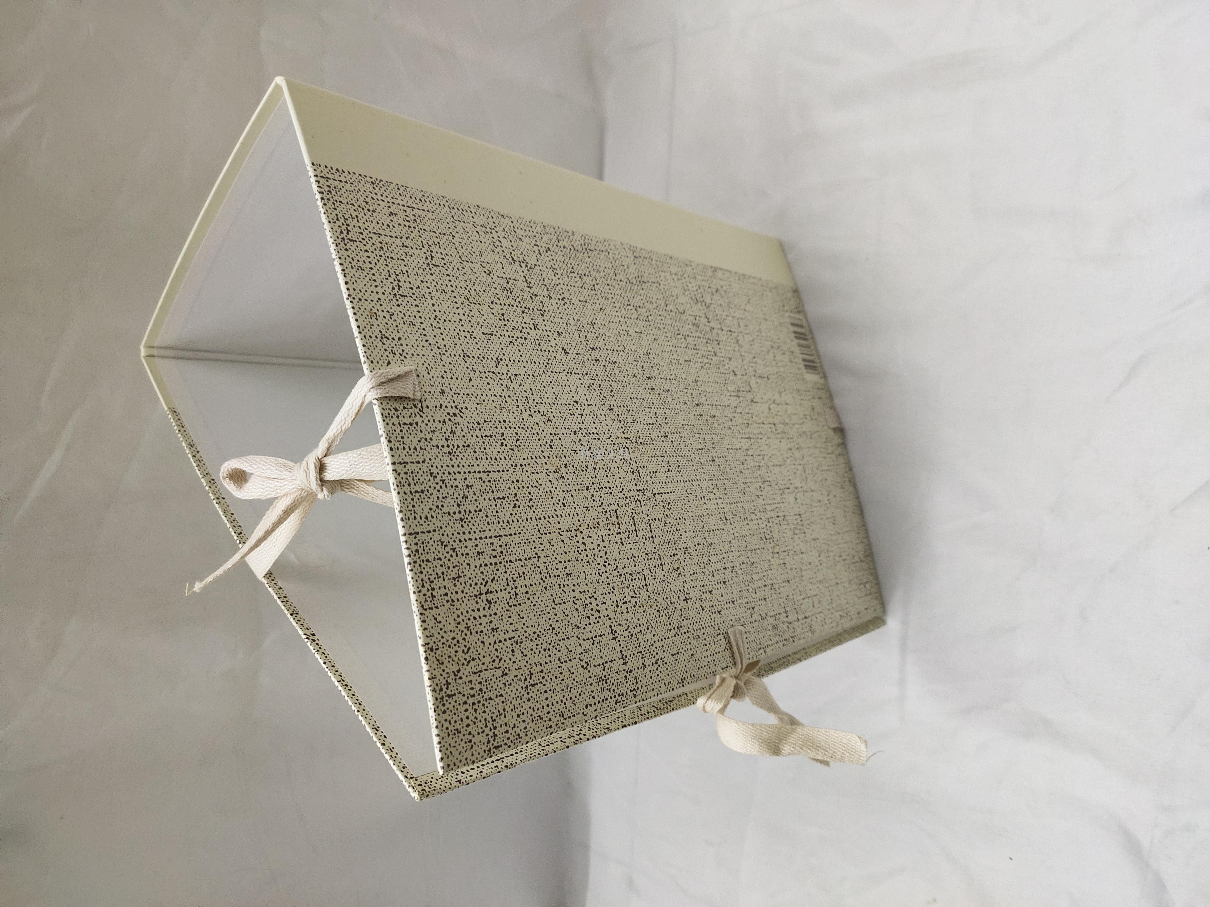 Creative folder A4 environmental folder paper folder report folder customized cotton cord folder