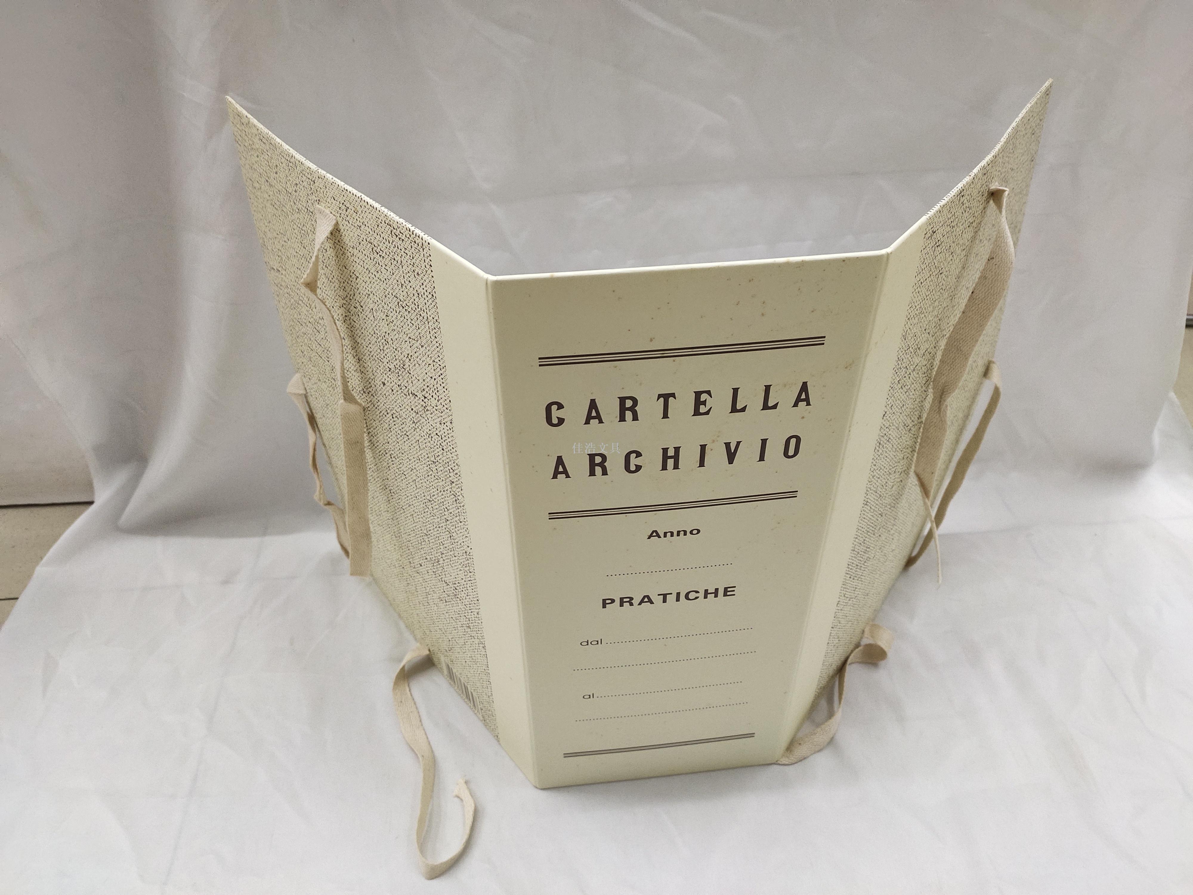 Creative folder A4 environmental folder paper folder report folder customized cotton cord folder