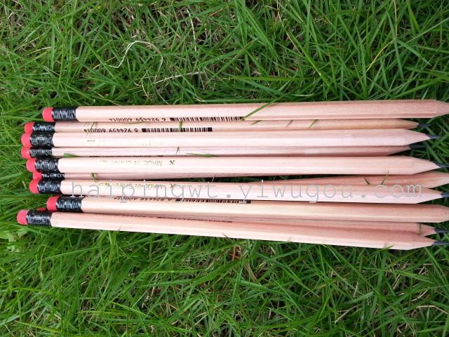 Poplar softening at the HB pencil level pencil natural color green pencil eraser pencil