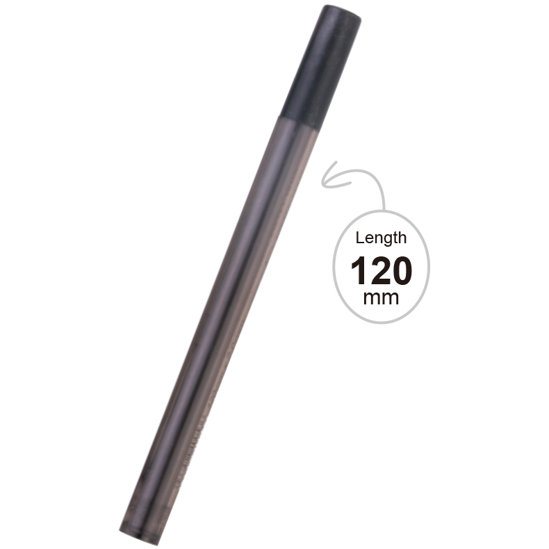 Propelling Pencil + Core HB Black Silver Two Colors (MC029-13)
