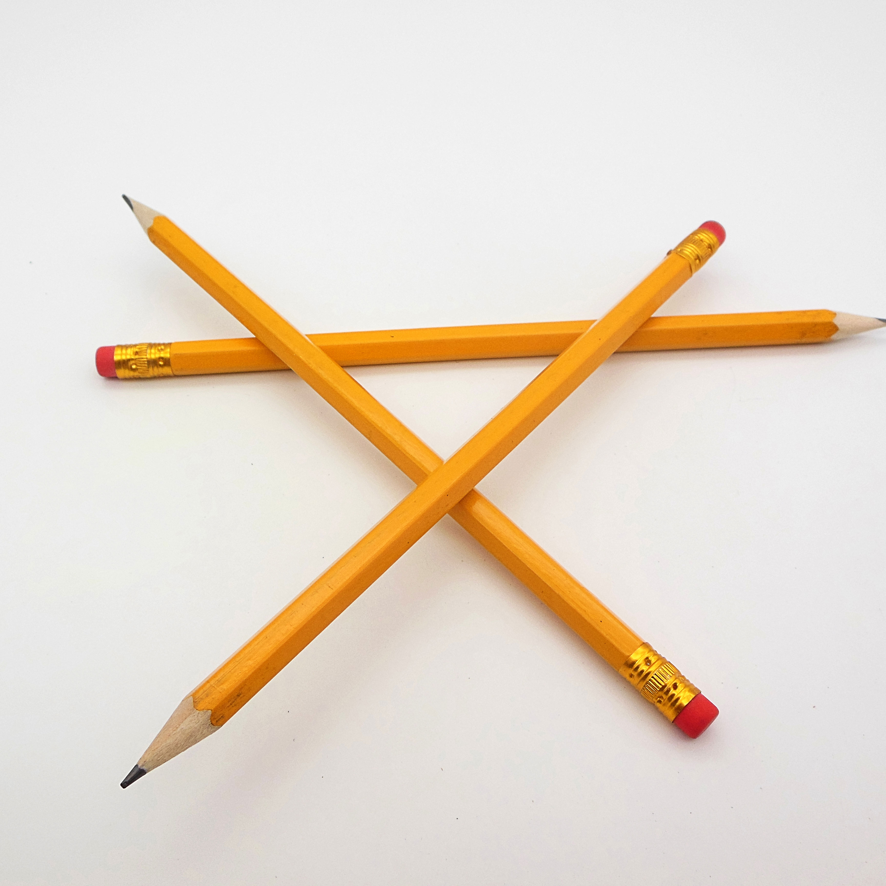 Bulk HB sharpening eraser topper pencil