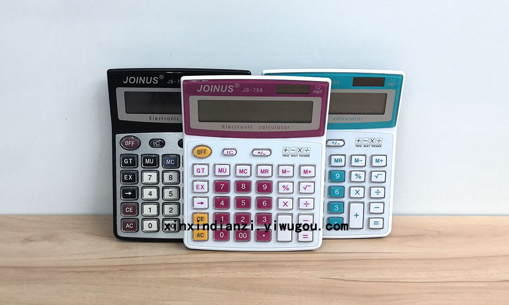 Joinus798 Color Solar Office Calculator 12-Digit Large Calculator Pink Green Black Calculator Joinus798 Color Solar Office Calculator 12-Digit Large Calculator Pink Green Black Calculator