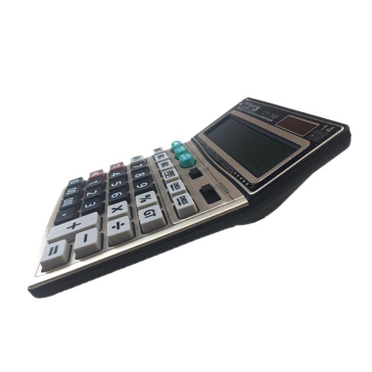 Factory Supply Calculator CT-740 Solar Office Large Screen with 14 Digits