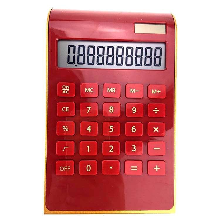Factory Direct Sales 2236 Gift Colorful Printable Logo Solar Calculator Customization