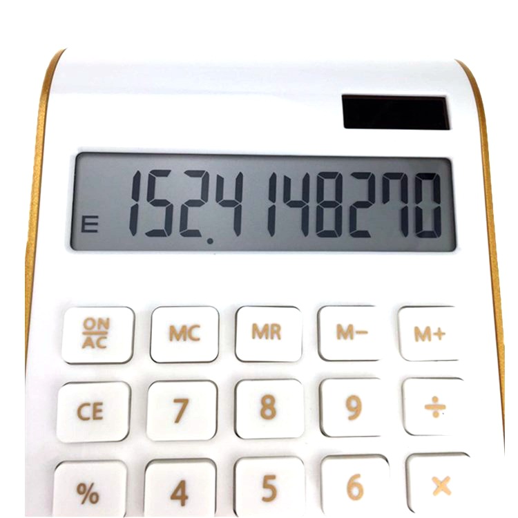 Factory Direct Sales 2236 Gift Colorful Printable Logo Solar Calculator Customization