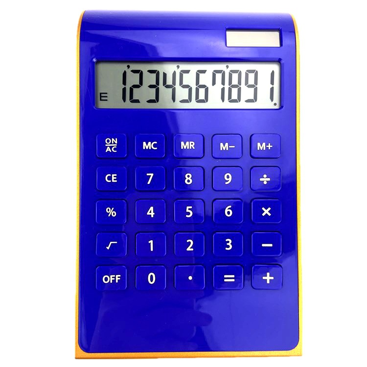 Factory Direct Sales 2236 Gift Colorful Printable Logo Solar Calculator Customization