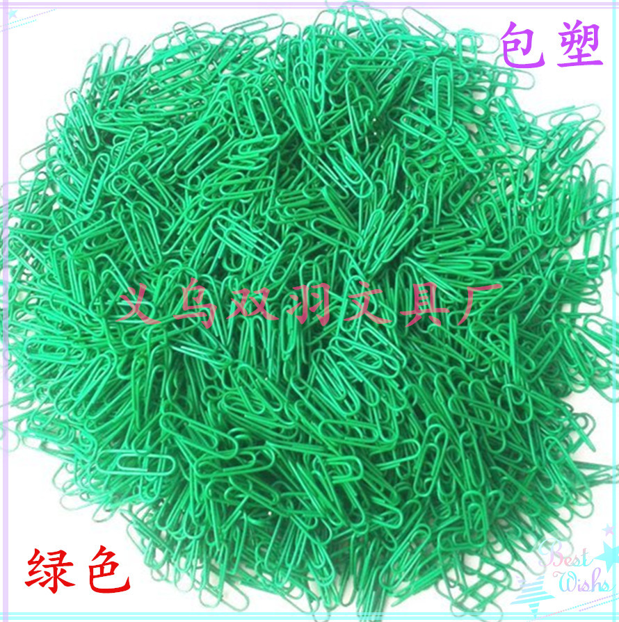 Manufacturer direct selling color plastic bag paper clip 50mm paper clip yiwu spot Manufacturer direct selling color plastic bag paper clip 50mm paper clip yiwu spot