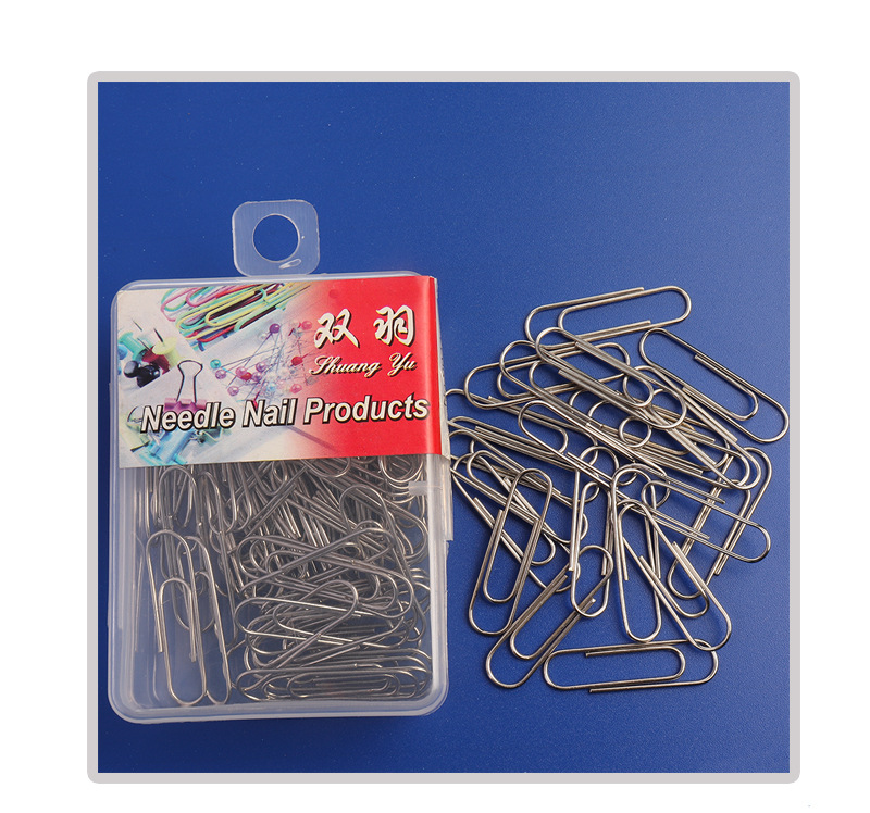 Manufacturer direct shot silver nickel plated color paper clip 28 mm metal paper clip material fixation needle Manufacturer direct shot silver nickel plated color paper clip 28 mm metal paper clip material fixation needle