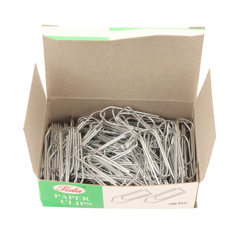 [factory direct sales] metal cartoon paper clip nickel plated paper clip 28mm spot supply