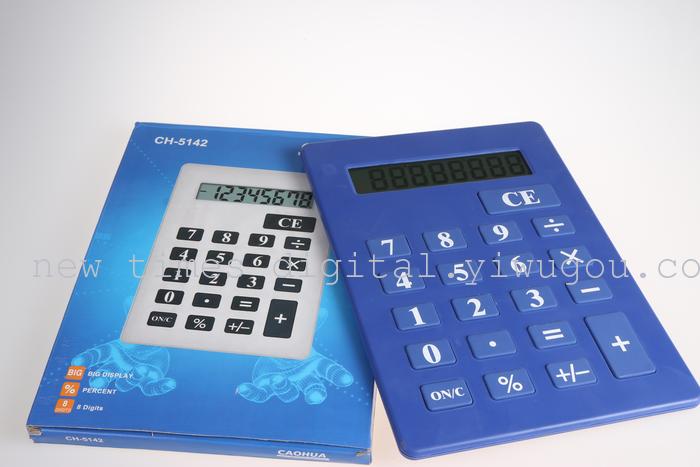 Factory direct CH-5142 CAOHUA A4 flat panel desktop calculator