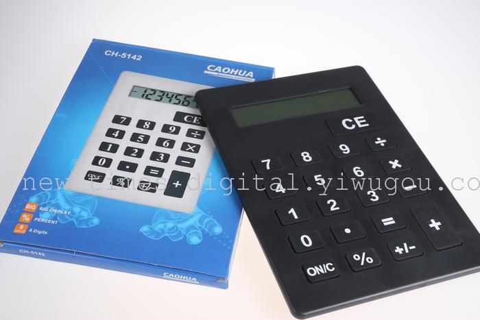 Factory direct CH-5142 CAOHUA A4 flat panel desktop calculator