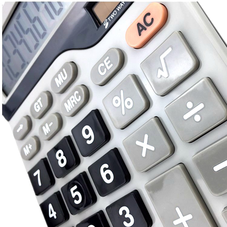 High-End Calculator CT-858-12-Bit Duplicate Supply Solar Belt Battery Calculator