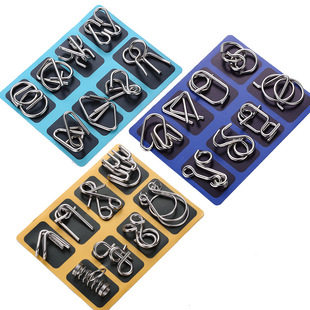 the puzzle Toys Intellectual Power Network Covered 30 Times Extract Metal Leisure Series of interlocked Ruban Toy Lock