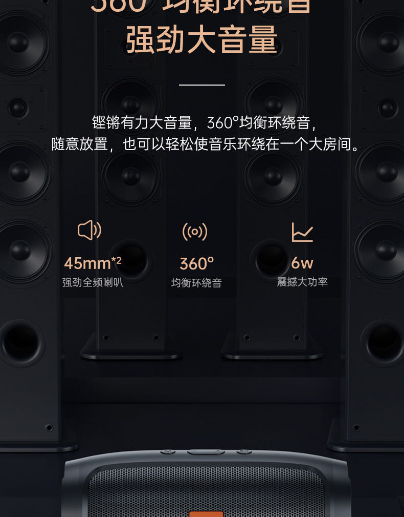 Foreign Trade Wireless Bluetooth Speaker Outdoor Car Card Subwoofer Household Desk Voice Mini Lock and Load Spray Audio