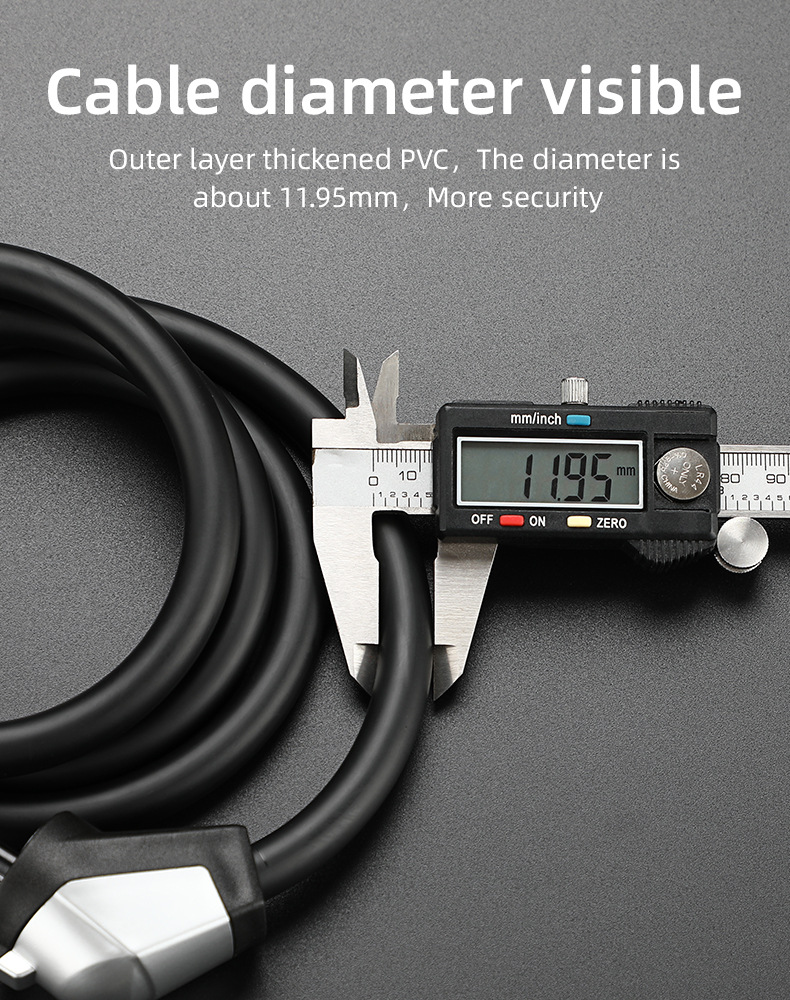 05156 Bicycle with Light Four-Digit Password Lock Anti-Theft with Light 4-Digit Password Lock Ring Cable Lock