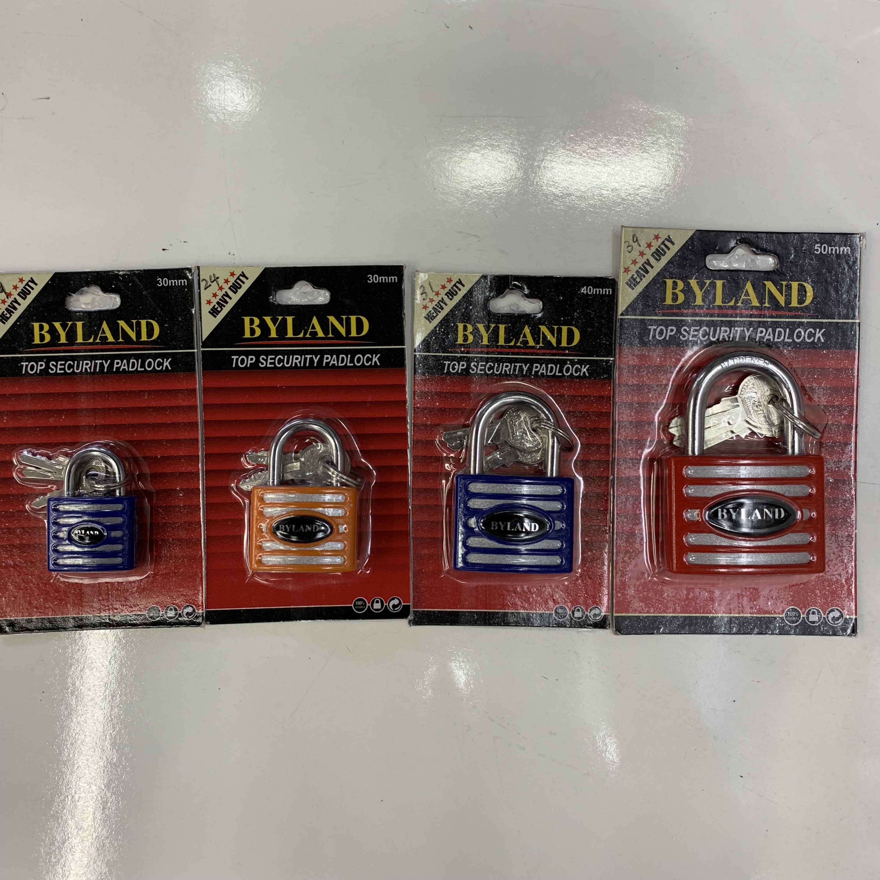 Padlock arc shell lock suction card lock a word key Padlock 25#/32#/38#/50# various models Padlock arc shell lock suction card lock a word key Padlock 25#/32#/38#/50# various models