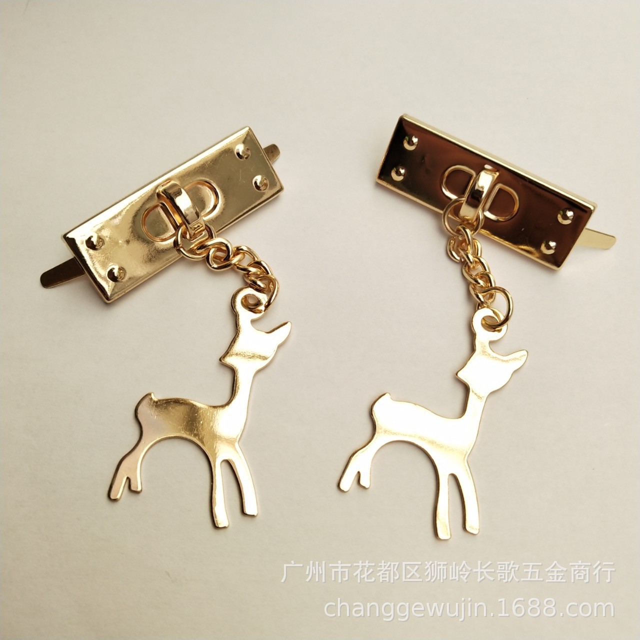 Hardware Lock Hyuna Same Style DIY Luggage Preparation Decoration Material Package Deer Pendant Hardware Accessories Hardware Lock Hyuna Same Style DIY Luggage Preparation Decoration Material Package Deer Pendant Hardware Accessories
