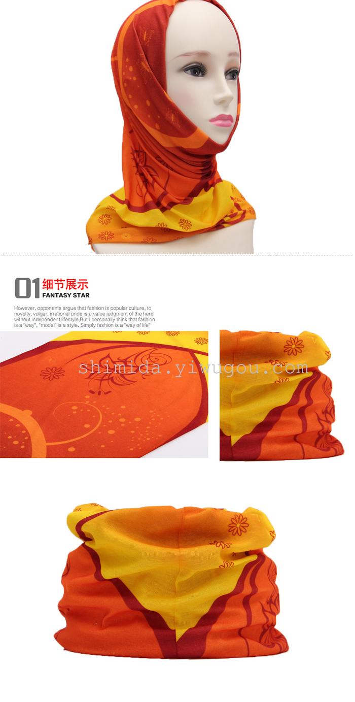 Outdoor equipment riding towel turban magic scarf scarf