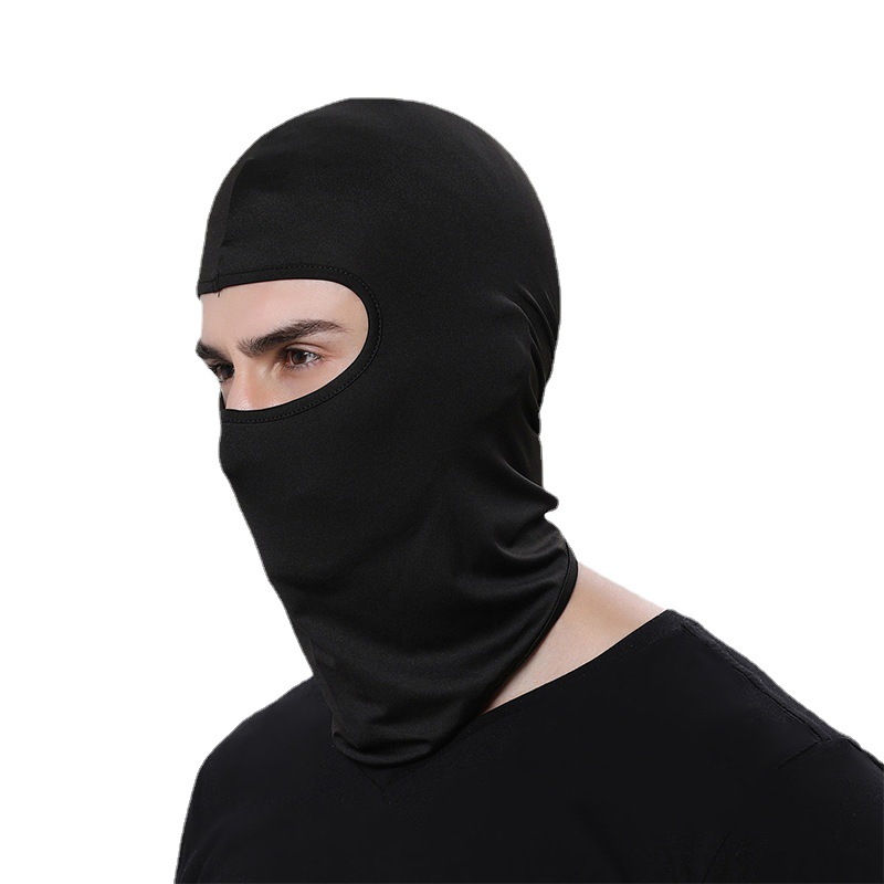 Lycra Soft Equipment Outdoor Riding Motorcycle Windproof Sun Block and Dustproof CS Mask Headgear with Mask Mask Headscarf