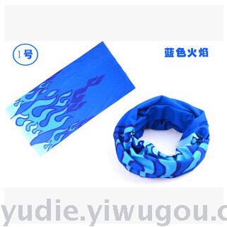 A seamless magic turban riding hood with A suntan uv bike hood and outdoor mask riding equipment.