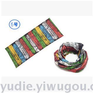 A seamless magic turban riding hood with A suntan uv bike hood and outdoor mask riding equipment.