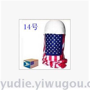A seamless magic turban riding hood with A suntan uv bike hood and outdoor mask riding equipment.