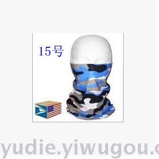 A seamless magic turban riding hood with A suntan uv bike hood and outdoor mask riding equipment.