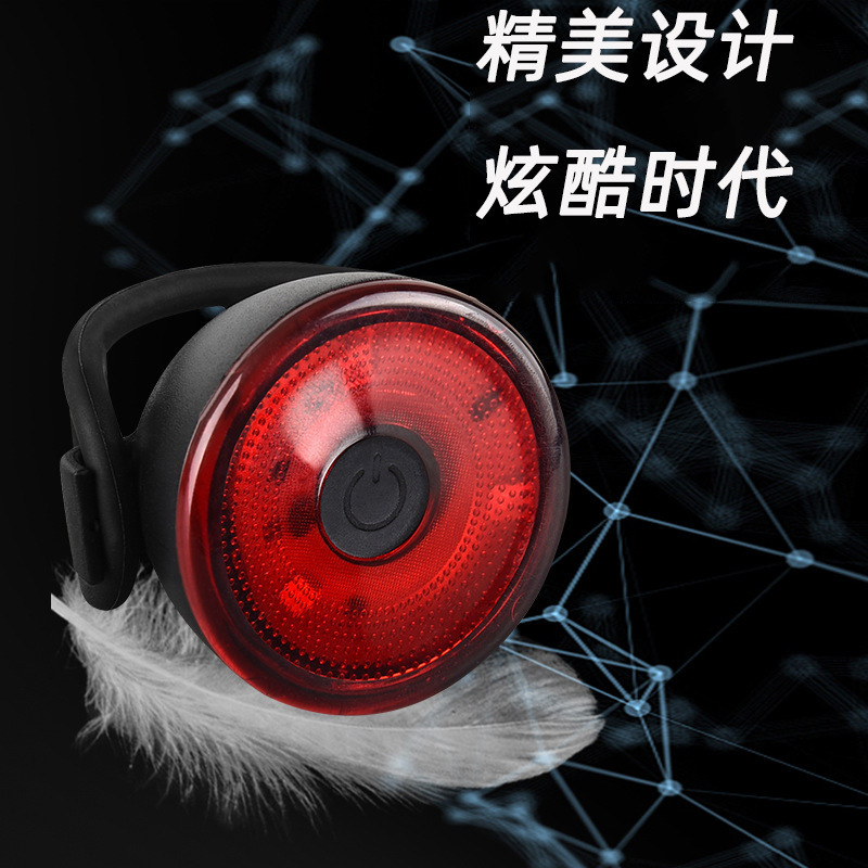 Amazon Direct Bicycle Headlight USB Charging Bicycle Headlight Night Riding Horn Lighting Outdoor Equipment Riding