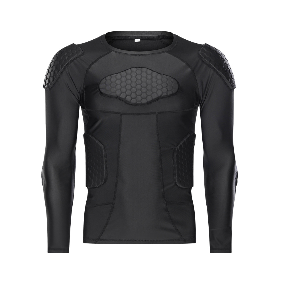 Sports Anti-Collision Basketball Rugby Football Goalkeeper Clothing Breathable Training Riding Anti-Collision Clothing Long Sleeve Protective Gear Equipment
