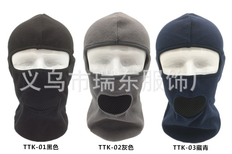 Fleece Soft Equipment Outdoor Riding Polar Fleece Ski Motorcycle Windproof Thermal Headgear Mask Hat Generation Hair