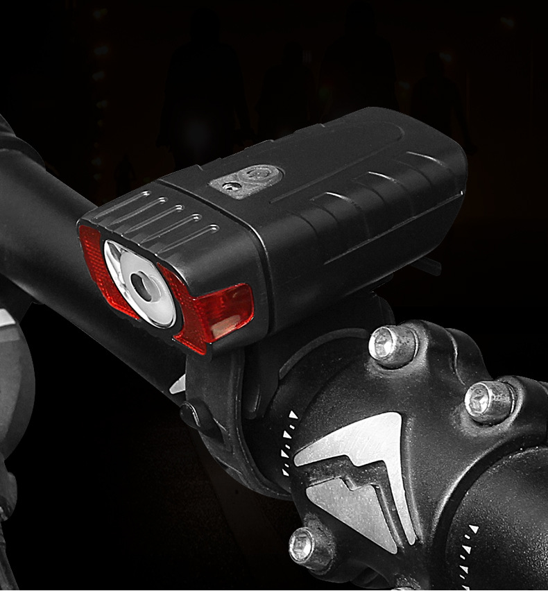 Usb-powered bike headlamp hj-050 nightlight riding equipment