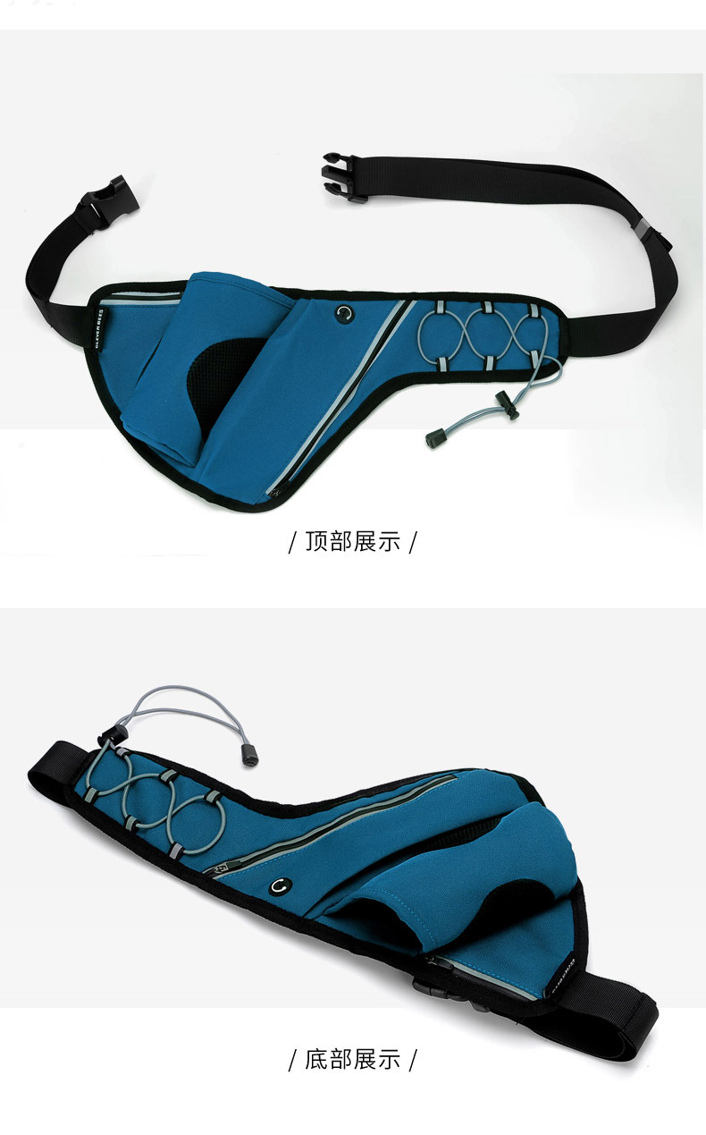 Outdoor Sports Running Kettle Waist Bag Large Capacity Triangle Riding Kettle Bag Waterproof Marathon Equipment Supplies