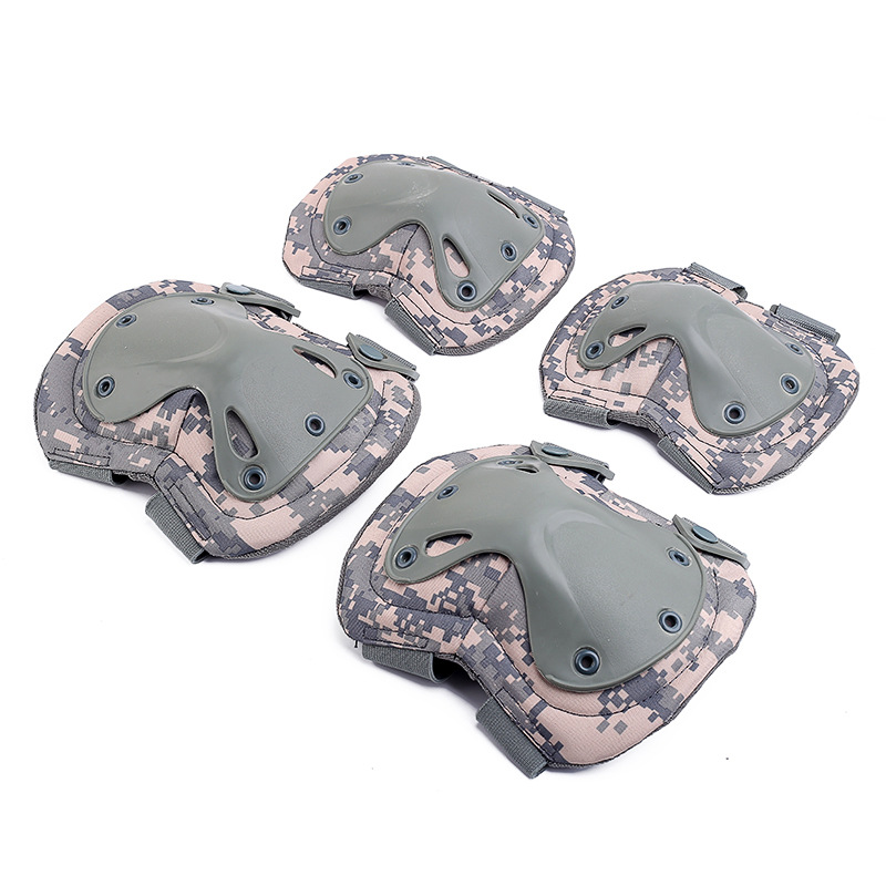 Outdoor Riding Transformers Protective Gear Military Fans Real CS Equipment Tactical Knee and Elbow Protector Suit