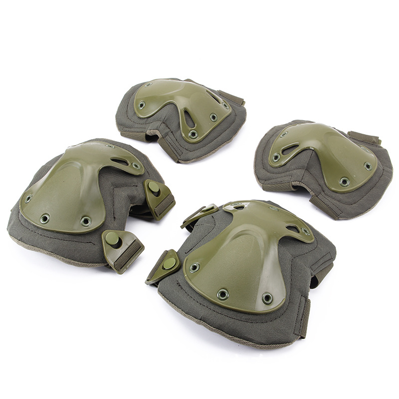 Outdoor Riding Transformers Protective Gear Military Fans Real CS Equipment Tactical Knee and Elbow Protector Suit
