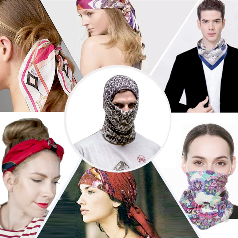 Magic Headband Mask Cycling Supplies Scarf Sports Equipment Windproof Ice Silk Headgear Riding Cap Bandana Bicycle