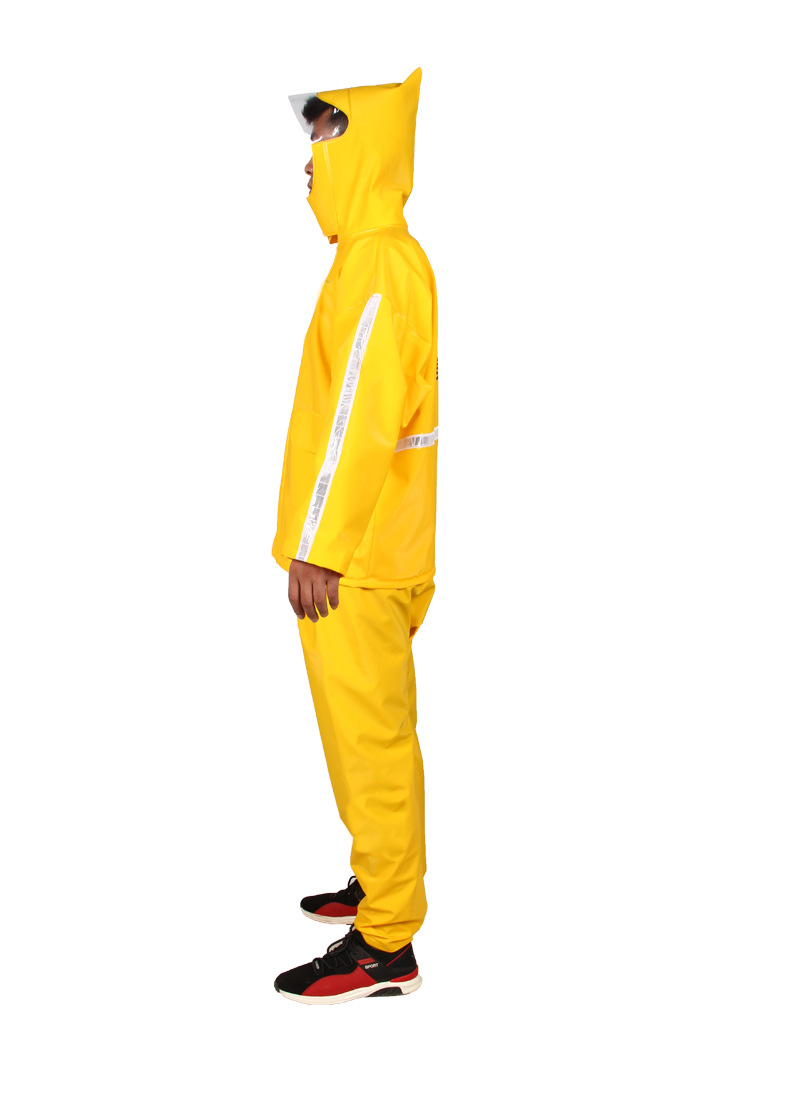 Factory Direct Sales American Take-out Raincoat Riding Group Reflective Adult Outdoor Raincoat Rain Pants Split Suit Rider Equipment