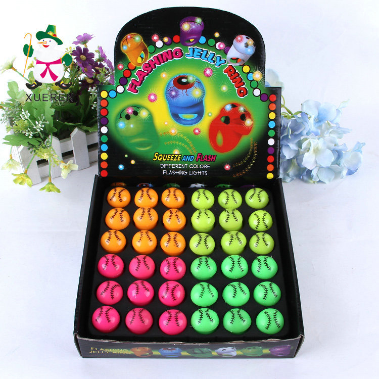 Winter color LED light volleyball super creative ring flash ring wholesale stalls selling children Winter color LED light volleyball super creative ring flash ring wholesale stalls selling children