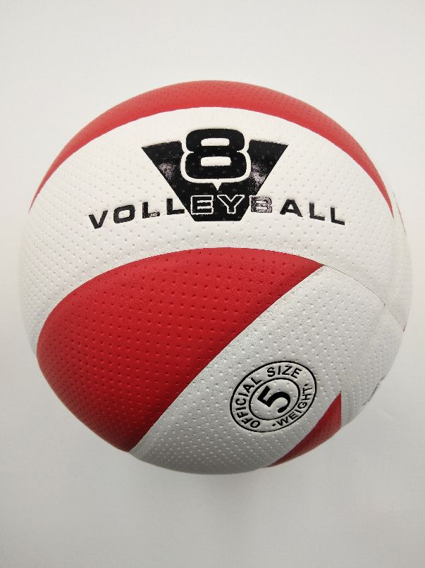 No. 5 machine is pasted with high-grade 8 pieces of perforated ultrafine volleyball in 2~3 colors No. 5 machine is pasted with high-grade 8 pieces of perforated ultrafine volleyball in 2~3 colors