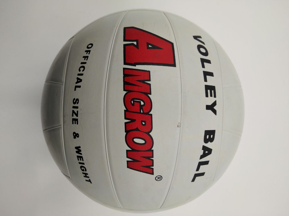 No.5 rubber all-white A volleyball