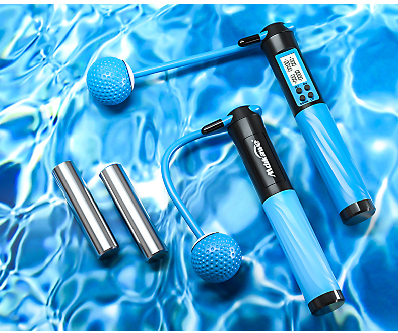 Cross-Border Skipping Rope with Counter Cordless Electronic Weight-Bearing Kids' Fitness Equipment Steel Wire Examination Sports Intelligence Factory Wholesale Cross-Border Skipping Rope with Counter Cordless Electronic Weight-Bearing Kids' Fitness Equipment Steel Wire Examination Sports Intelligence Factory Wholesale