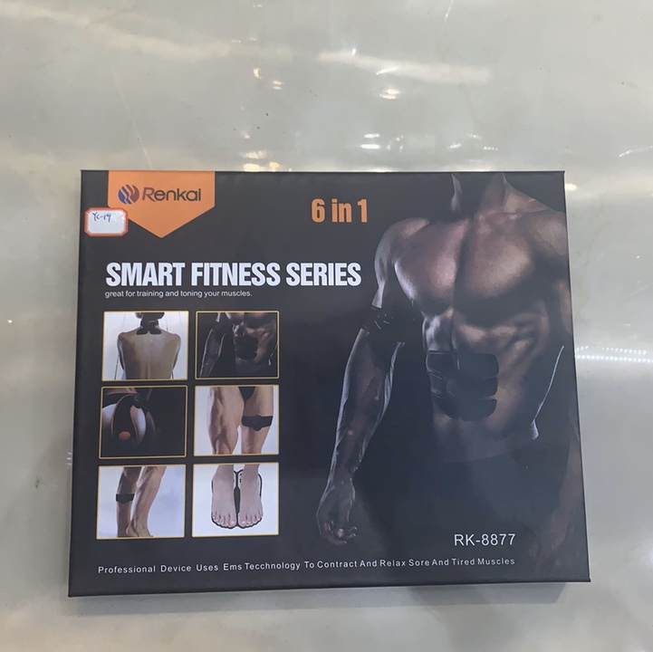 EMS Smart Fitness Instrument Abdominal Stickers Body Shaping and Belly Reducing Artifact Sports Body Shaping Home Exercise Lazy AB Fitness Equipment