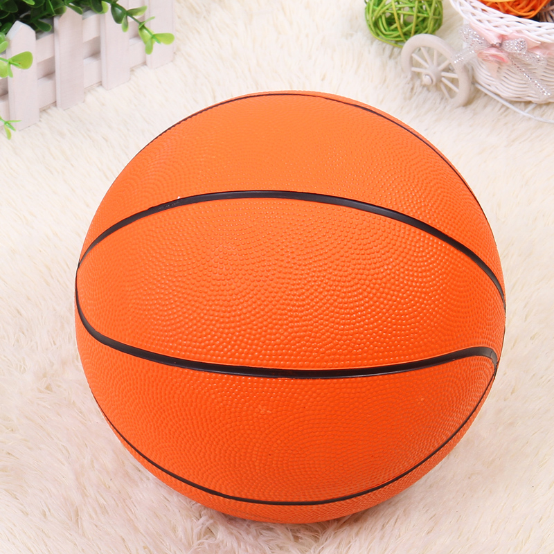 7th basketball orange rubber basketball training basketball